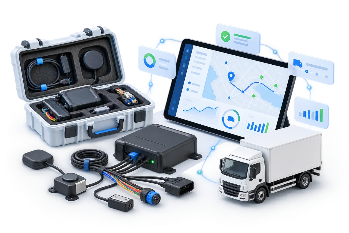 Telemaatikaseadmed, andurid ja Fleet Visioni platvorm